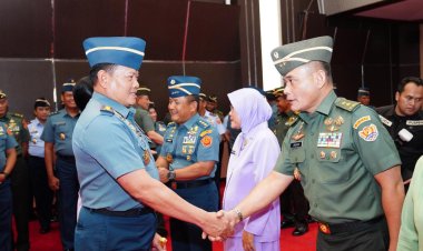 Panglima TNI Terima Korp Raport 33 Pati TNI