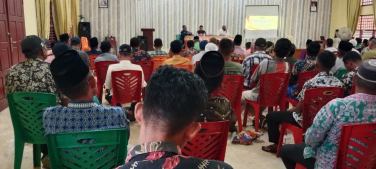 Antisipasi Konflik Pemilu 2024, FKDM Gelar Sosialisasi ATHG Bagi Masyarakat Rohil.