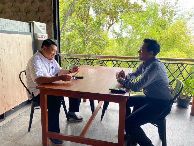 Plt Kepala BNN Sintang Melakukan Silaturahmi dan Koordinasi di May Home Hotel