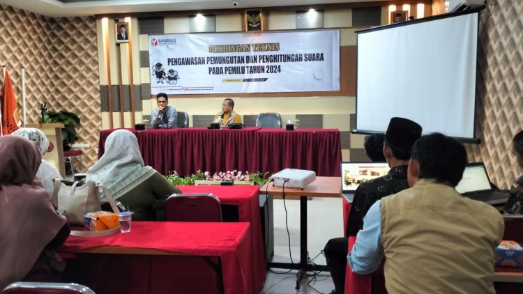 Bawaslu Inhil Gelar Bimbingan Teknis (Bimtek) terkait Pemilu Tahun 2024