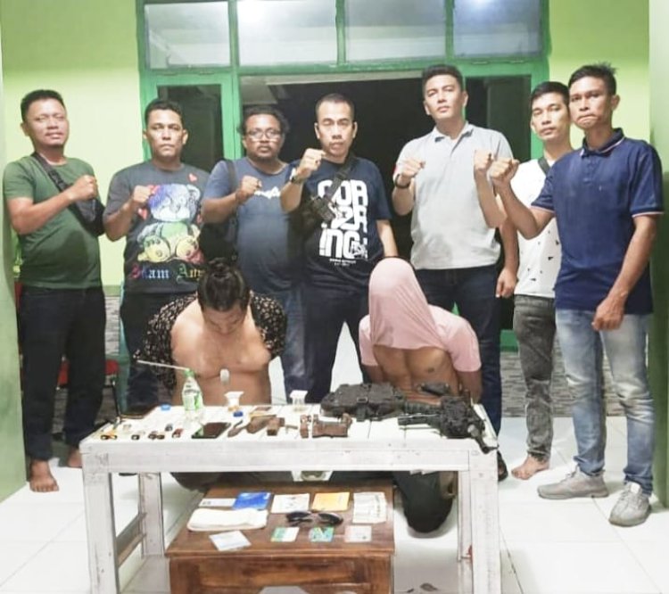 Kasus Pengguna Sabu di Rohil Terungkap, Senjata Api Rakitan Ditemukan oleh Unit Intel Kodim 0321