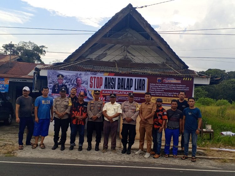 Cegah Balap Liar, Polsek Sumbul Gencar Sosialisasi Kamtibmas