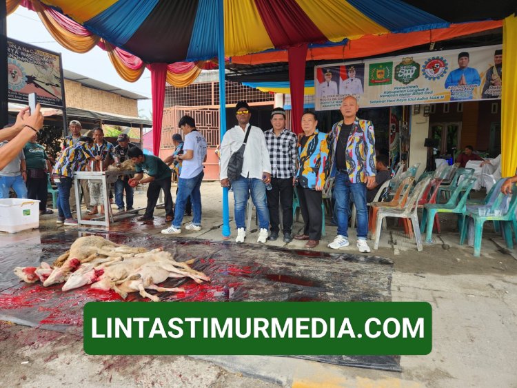PKN Langkat Kurban 200 Kambing & 2 Lembu di Idul Adha 1446 H