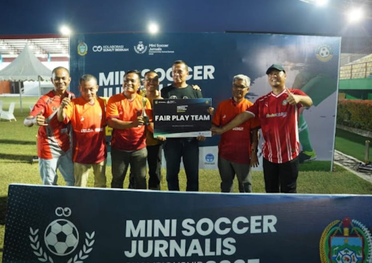 Wartawan Polda Sumut Raih Fair Play di MSJC 2025