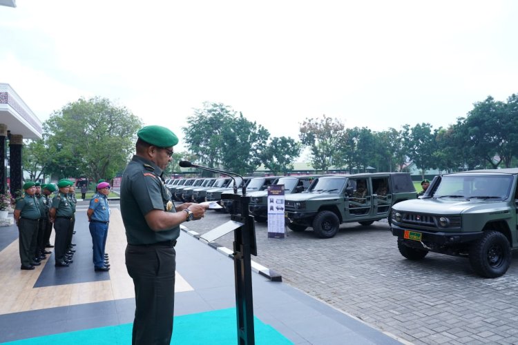 Irdam I/BB Serahkan Secara Simbolis 62 Unit Ransus Maung Bandung kepada Satuan Jajaran Kodam I/BB