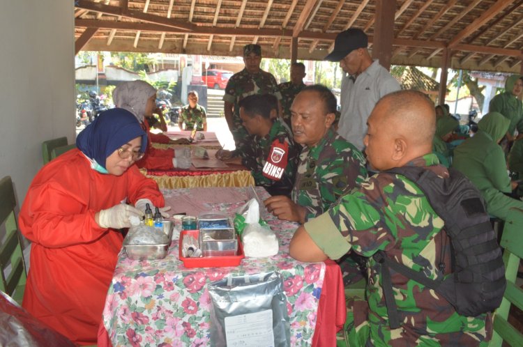 TMMD Boyolali Gelar Donor Darah, TNI dan Warga Bersatu untuk Kemanusiaan