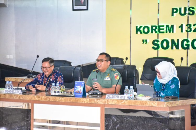 Korem 132/Tadulako & Bulog Jaga Stabilitas Harga Beras Sulteng