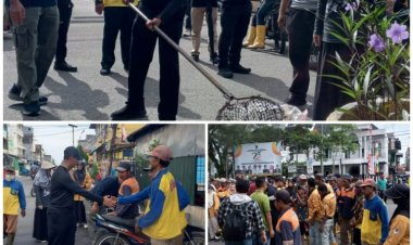 Bersih Parit dan Rumput, Warga Bagan Barat Apresiasi DLH Rohil