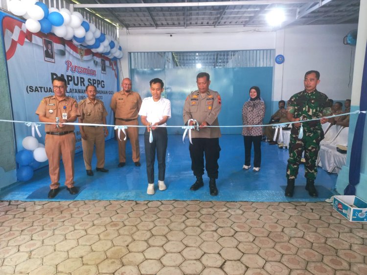 Danramil Simo Resmikan Dapur Makanan Bergizi Gratis di Boyolali