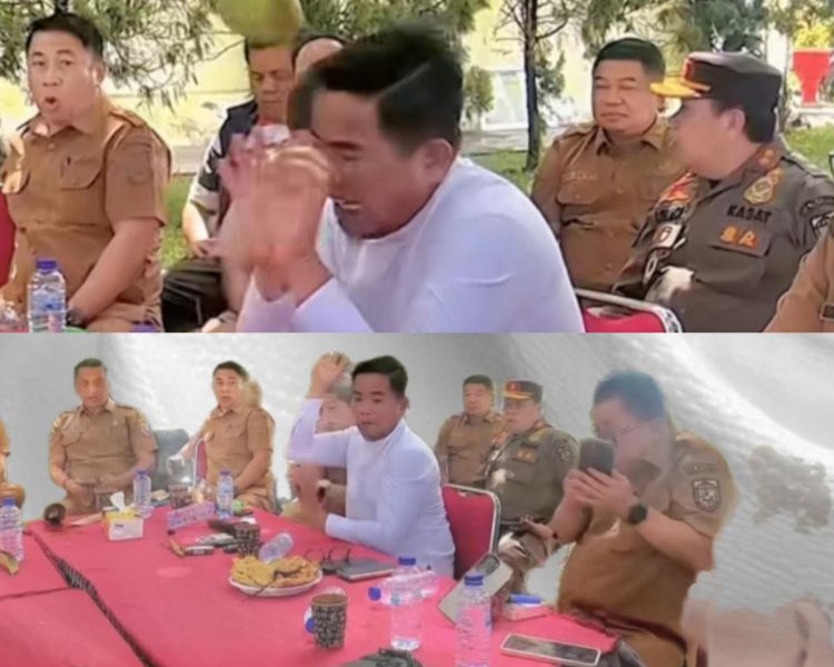 Mangga Jatuh Viral di Rapat Bupati Pelalawan