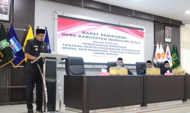 DPRD Inhu Sahkan 2 Perda Strategis: Investasi dan Kawasan Tanpa Rokok