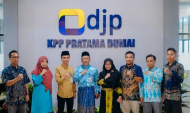 Sekdako Dumai Bahas Optimalisasi Pajak Bersama KPP Pratama