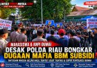 KNPI Dumai Dukung Demo GEMPA di Polda Riau, Desak Usut Mafia BBM Subsidi