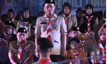 Wako Agung Resmikan Bumi Perkemahan Tunas Kencana, 300 Pelajar Ikut Kemah Peduli Lingkungan Pekanbaru