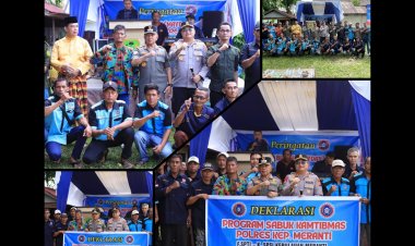 Buruh Meranti Dukung Sabuk Kamtibmas di May Day 2026, Bupati dan Kapolres Tegaskan Stabilitas Daerah