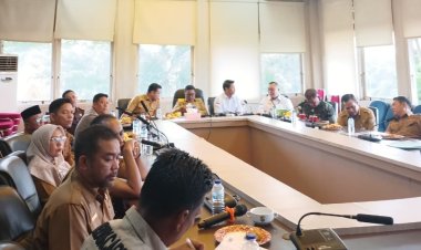 Bupati Pelalawan Ikuti Launching Pendidikan Antikorupsi dan Rakor Inflasi Nasional