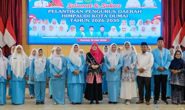 Pengurus HIMPAUDI Dumai 2026-2030 Resmi Dilantik, Bunda PAUD Dorong Pendidikan Anak Berkualitas