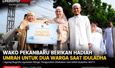 Wako Pekanbaru Beri Umrah Gratis untuk Dua Warga Saat Iduladha