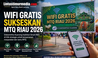 Diskominfos Kuansing Pasang WiFi Gratis untuk Sukseskan MTQ Riau 2026