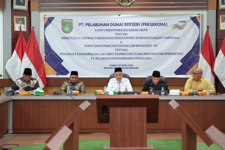 RUPS PT Pelabuhan Dumai Berseri 2026 Sukses, Wako Paisal Apresiasi Kinerja dan Dividen BUMD