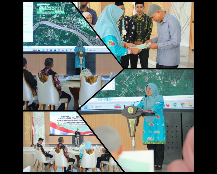 Afni Serahkan 45 SHM Warga Balai Kayang