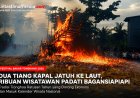 Festival Bakar Tongkang 2026: Dua Tiang Kapal Jatuh ke Laut, Ribuan Wisatawan Padati Bagansiapiapi
