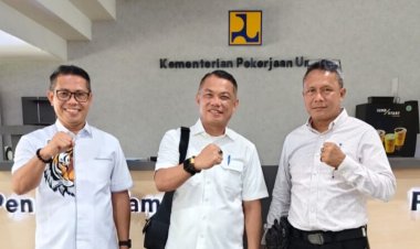 Kadis PUPR Rohil Kawal Langsung Usulan Pembangunan Prioritas ke Kementerian PU