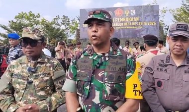 RESMI DIBUKA DI PELALAWAN, TMMD KE-129 KODIM 0313/KPR SIAP SATUKAN LANGKAH MEMBANGUN NEGERI DARI DESA
