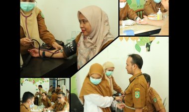 Cek Kesehatan Gratis ASN Diskominfo Siak, Deteksi Dini Penyakit